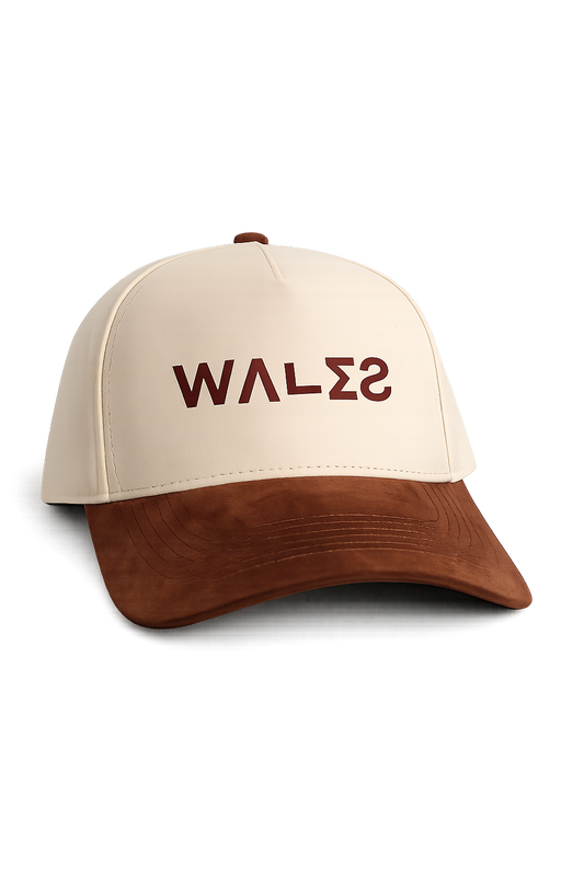 Wales Two-Tone Cap — Cream / Brown
